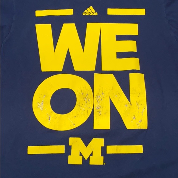 ADIDAS University of Michigan T-Shirt - Picture 2 of 4